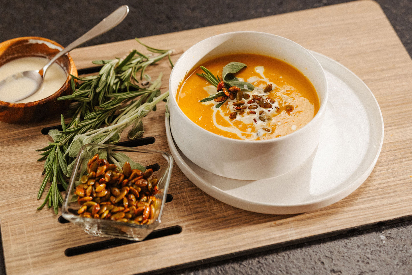 Pumpkin Seed Oil Squash Soup